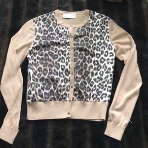 LA PRESTIC OUISTON Leopard Cardigan - Silk/Merino